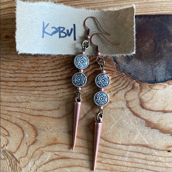 upcycled earrings FREE WITH A PURCHASE - Picture 6 of 13